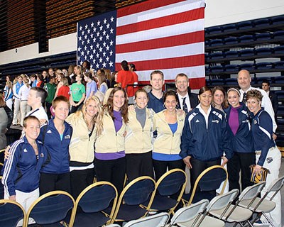 Gallaudet, George Mason and George Washington student-athletes among those viewing Title IX announcement firsthand 